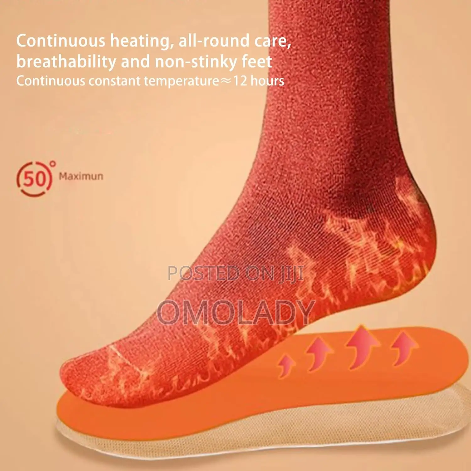 Foot Warmer Insoles Winter Inserts For Shoes