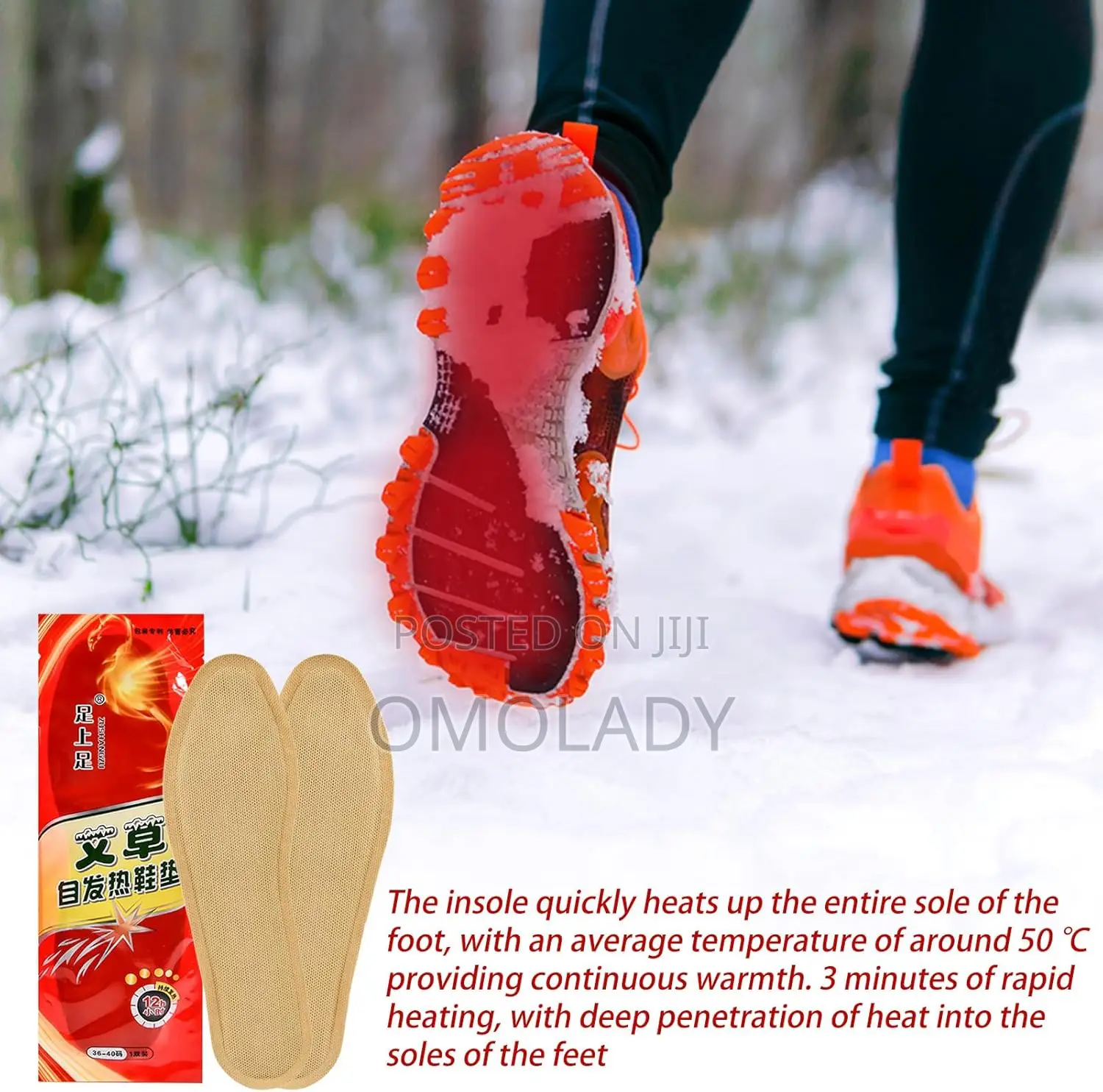 Foot Warmer Insoles Winter Inserts For Shoes