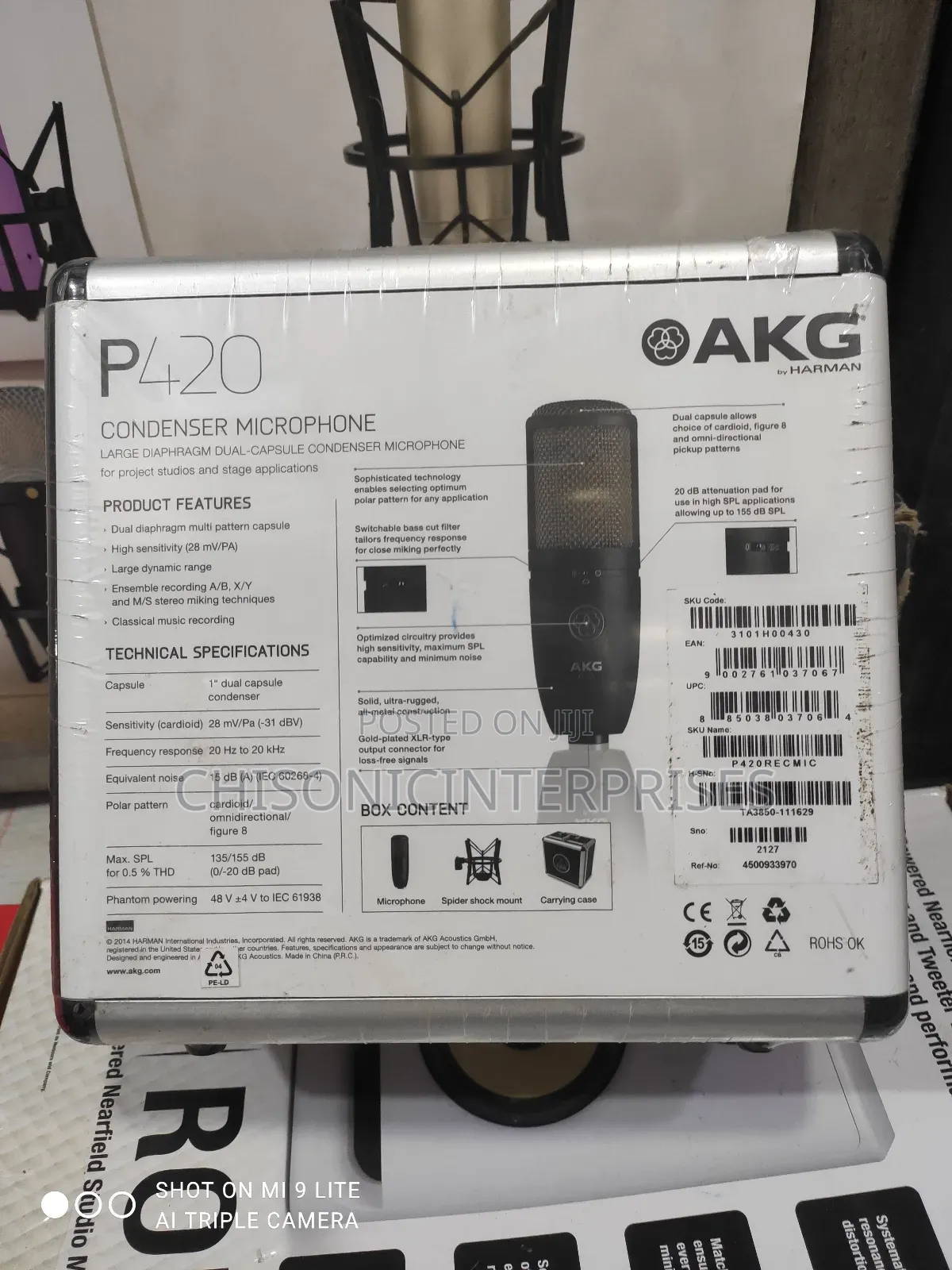 AKG P420 Studio Mic