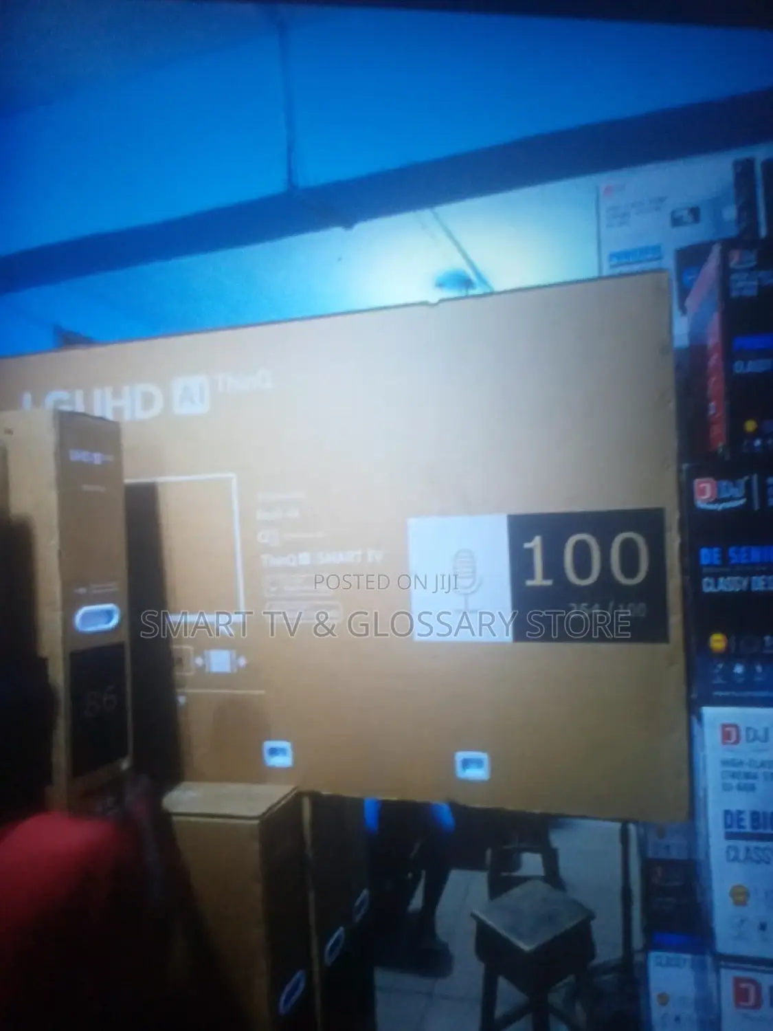 100 Inches Smart Tv With HDMI Frameless Mirror Cast Google