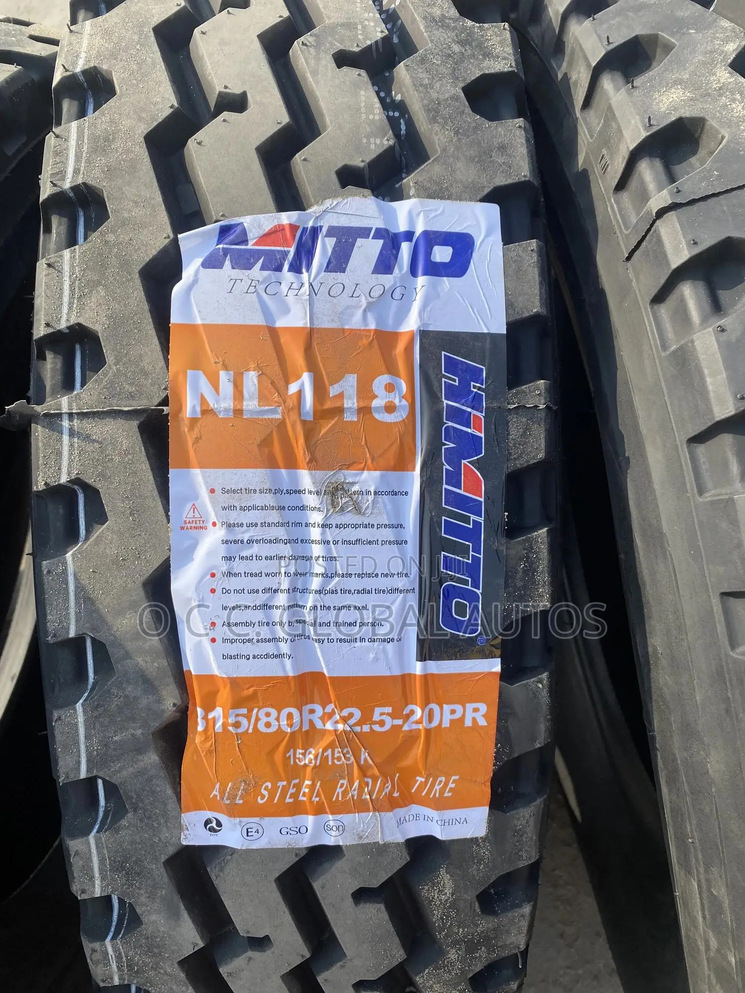 Truck Tire 315/80r22.5 HIMITTO Tire