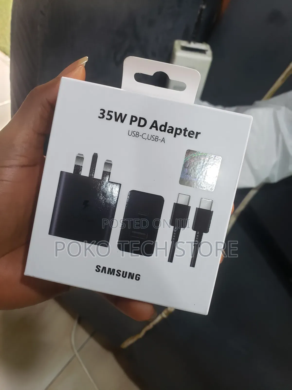 Original Samsung 35W PD Adapter USB-C,USB-A.