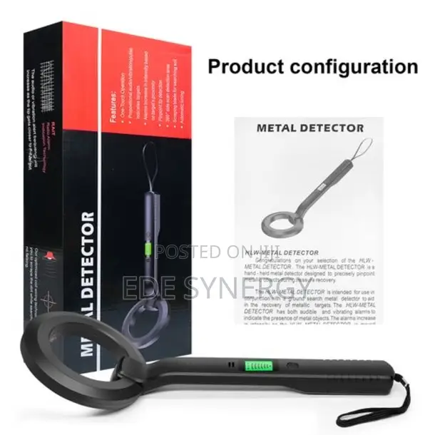 Handheld Metal Detector IP66 Waterproof Coins Positioning