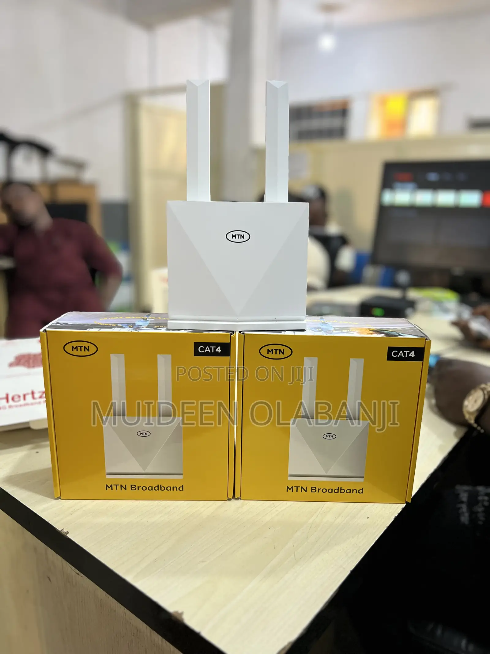 CAT 4 MTN 4G Router With a Month Free 50GB Data
