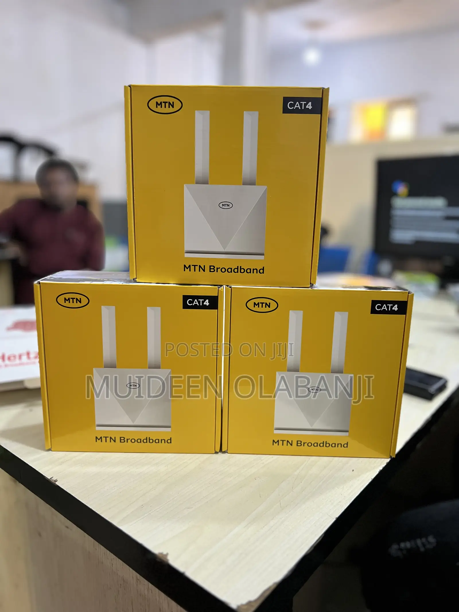 CAT 4 MTN 4G Router With a Month Free 50GB Data