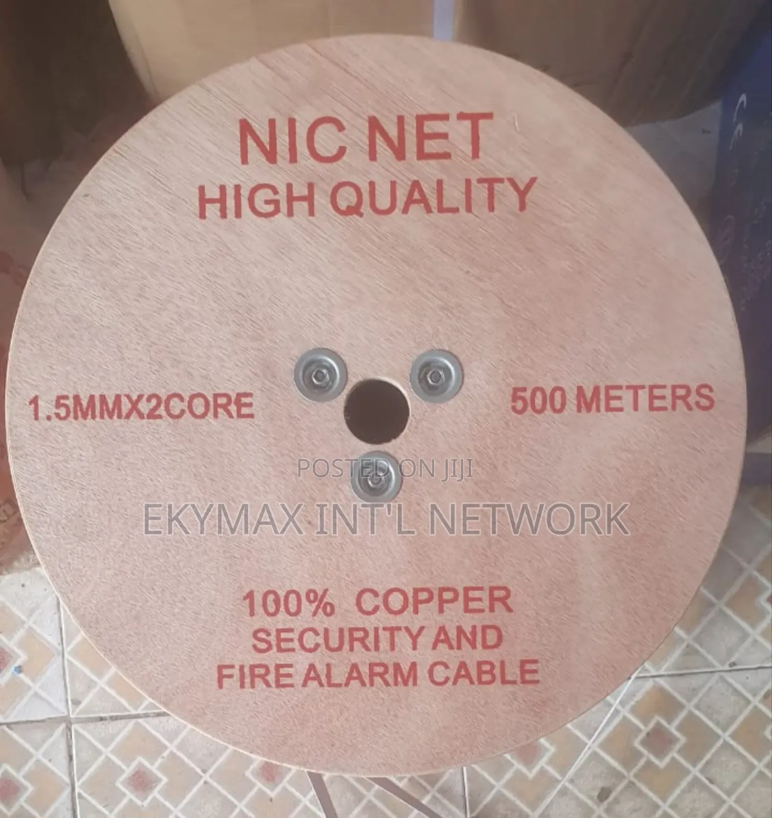 1.5mm 2core by 500m Fire Alarm Cable