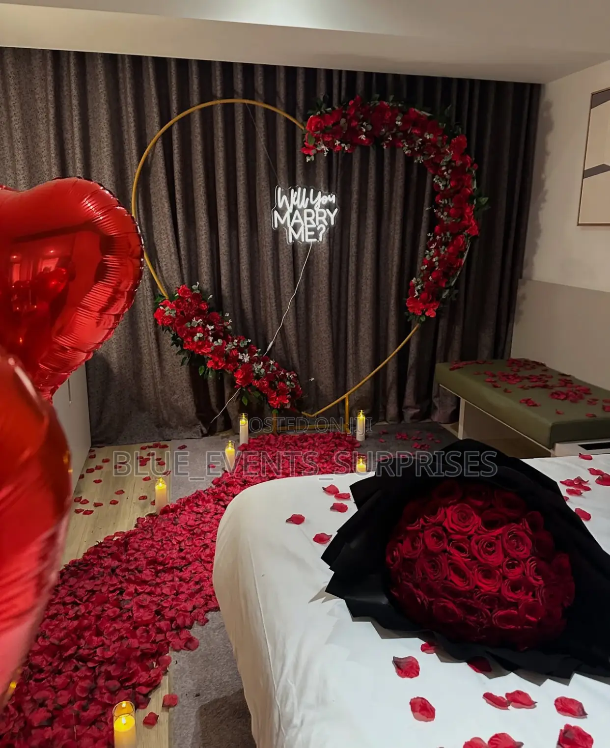 Floral Engagement Decoration