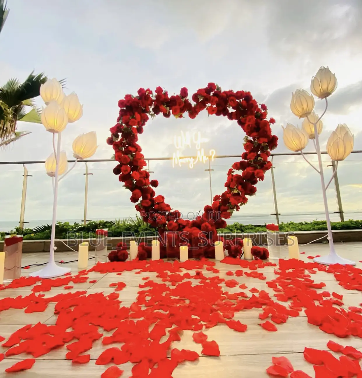Floral Engagement Decoration