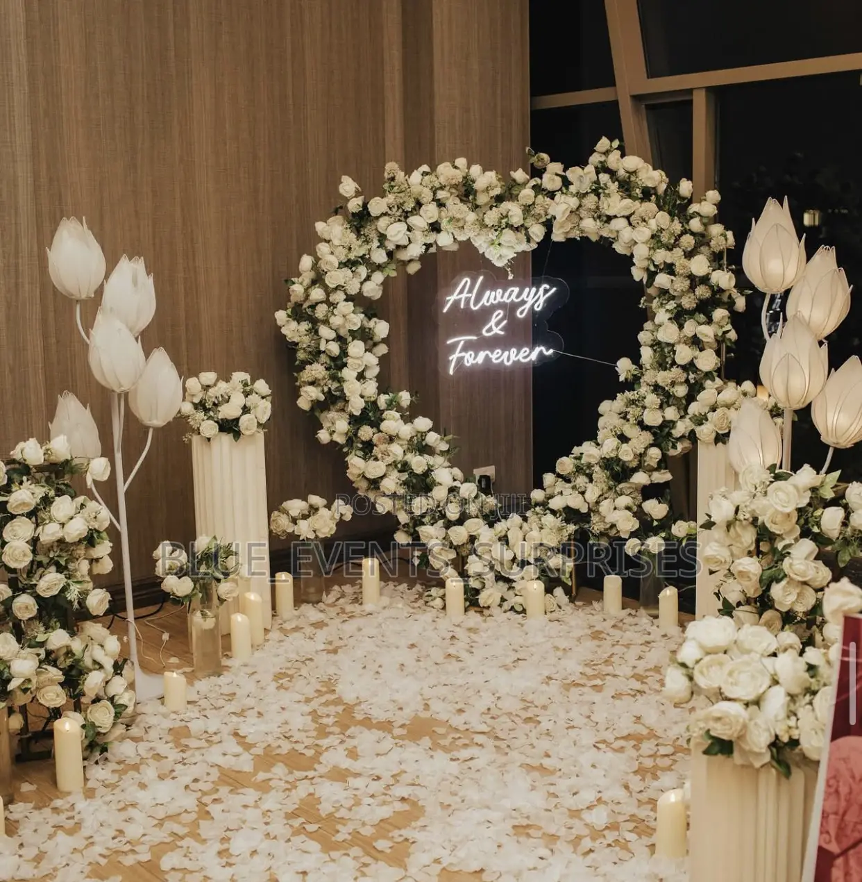 Floral Engagement Decoration