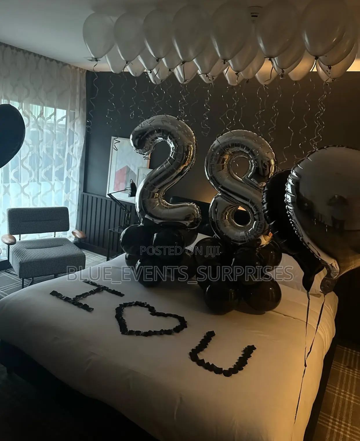 Birthday Balloon Room Decoration