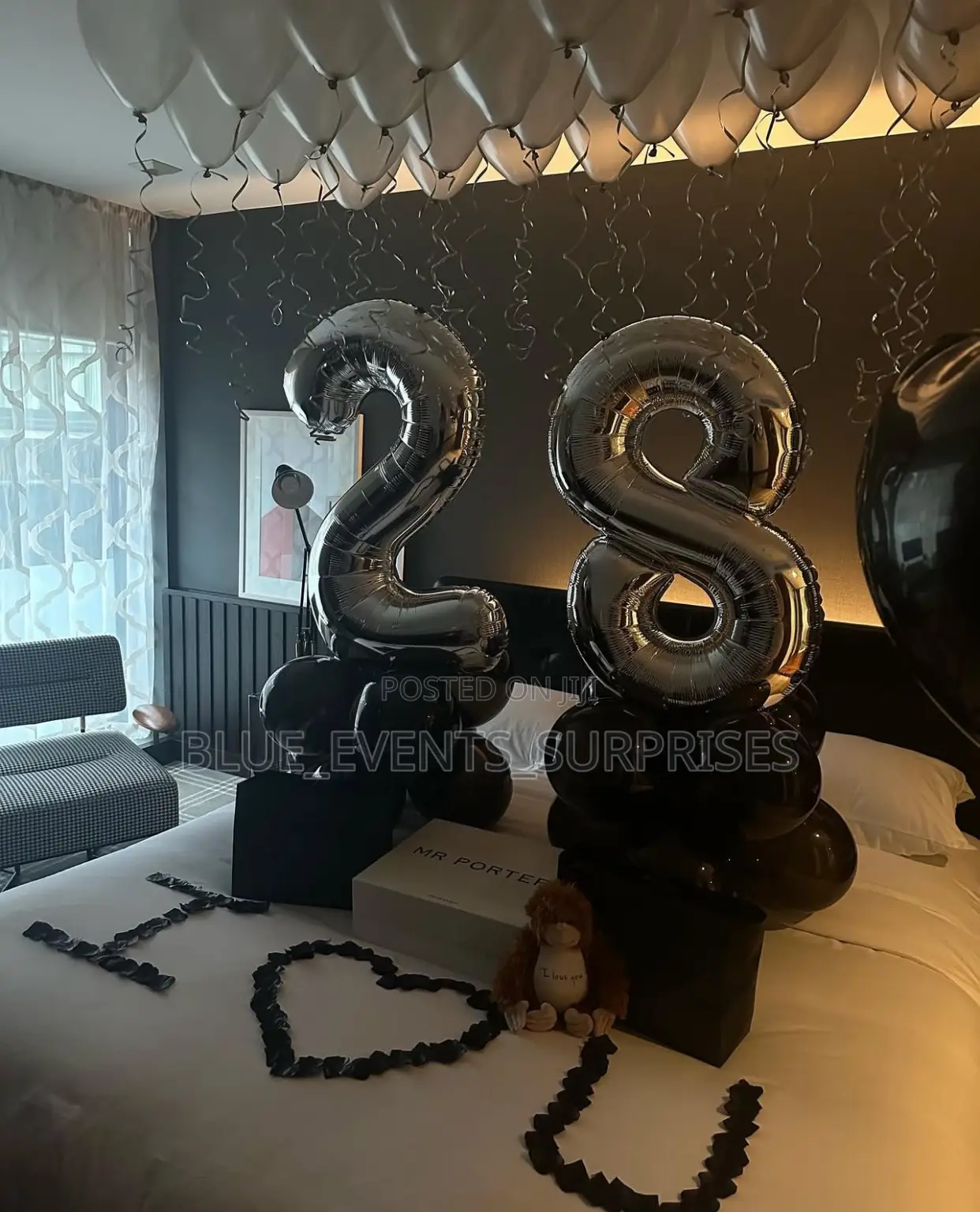 Birthday Balloon Room Decoration
