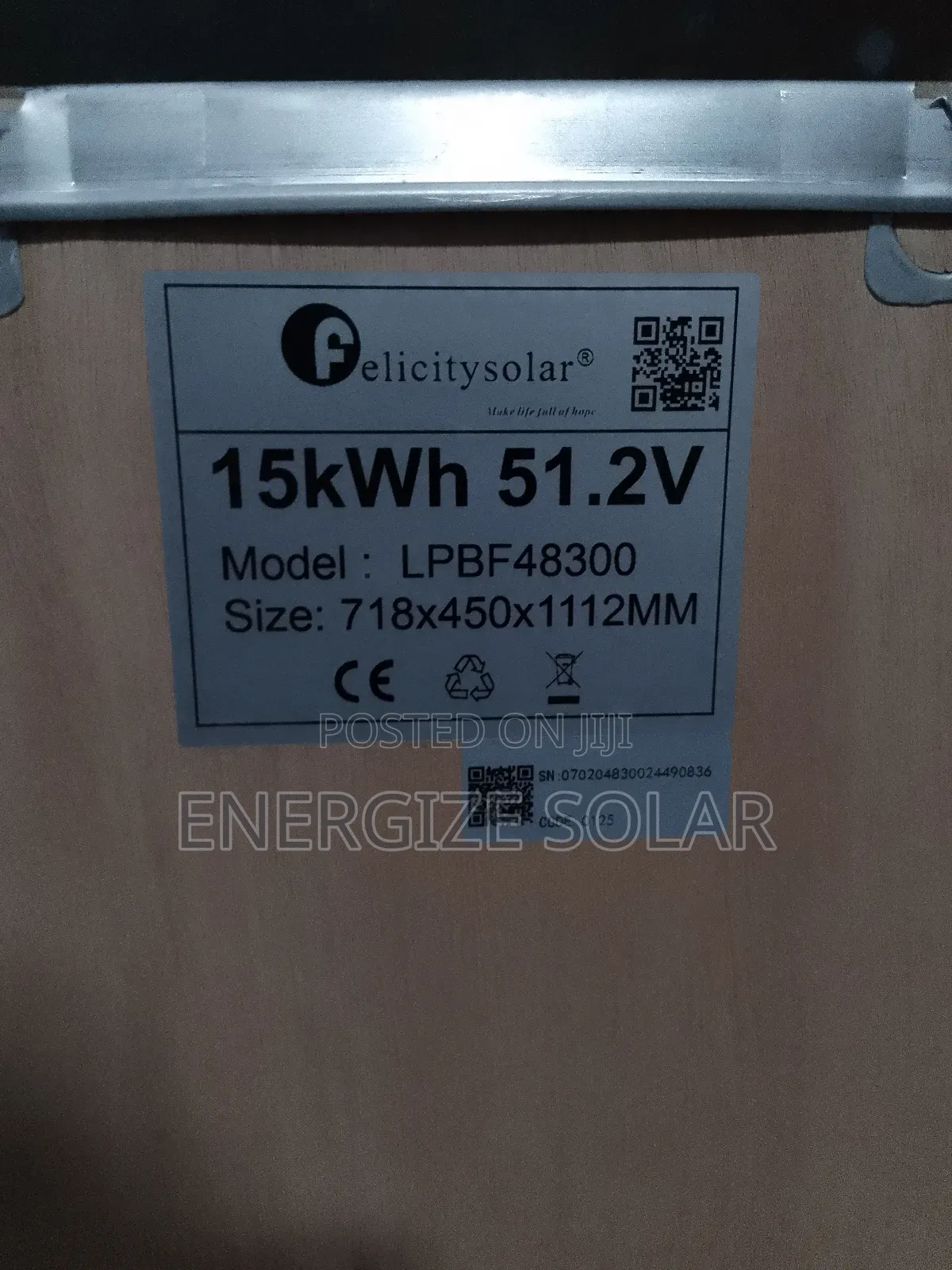 15kwh Felicity LPBF Lithium Battery