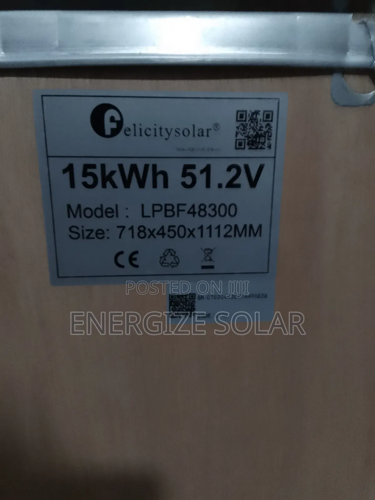 15kwh Lithium Battery With 5 Years Warranty