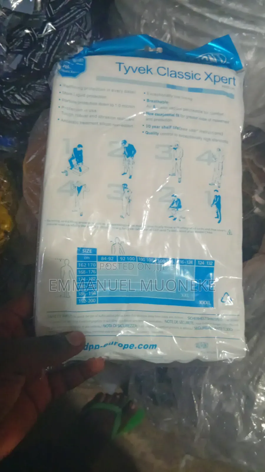 Original Tyvek Disposable Coverall