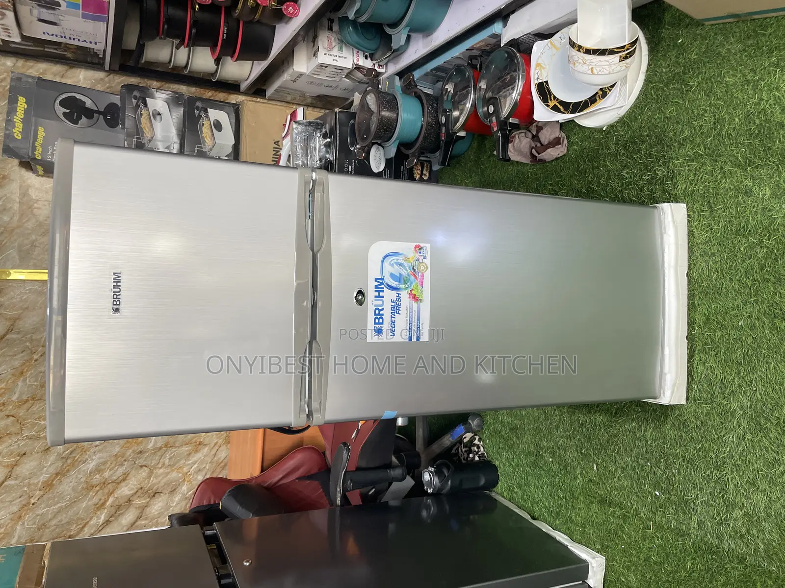 BRUHM 187liters Double Door Refrigerator