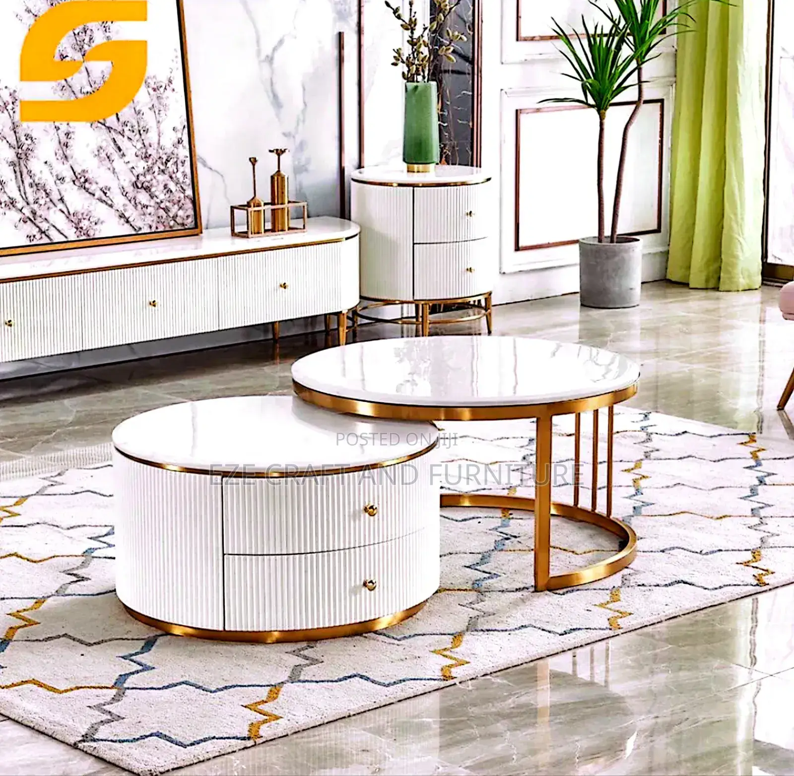 Modern Marble Center Table