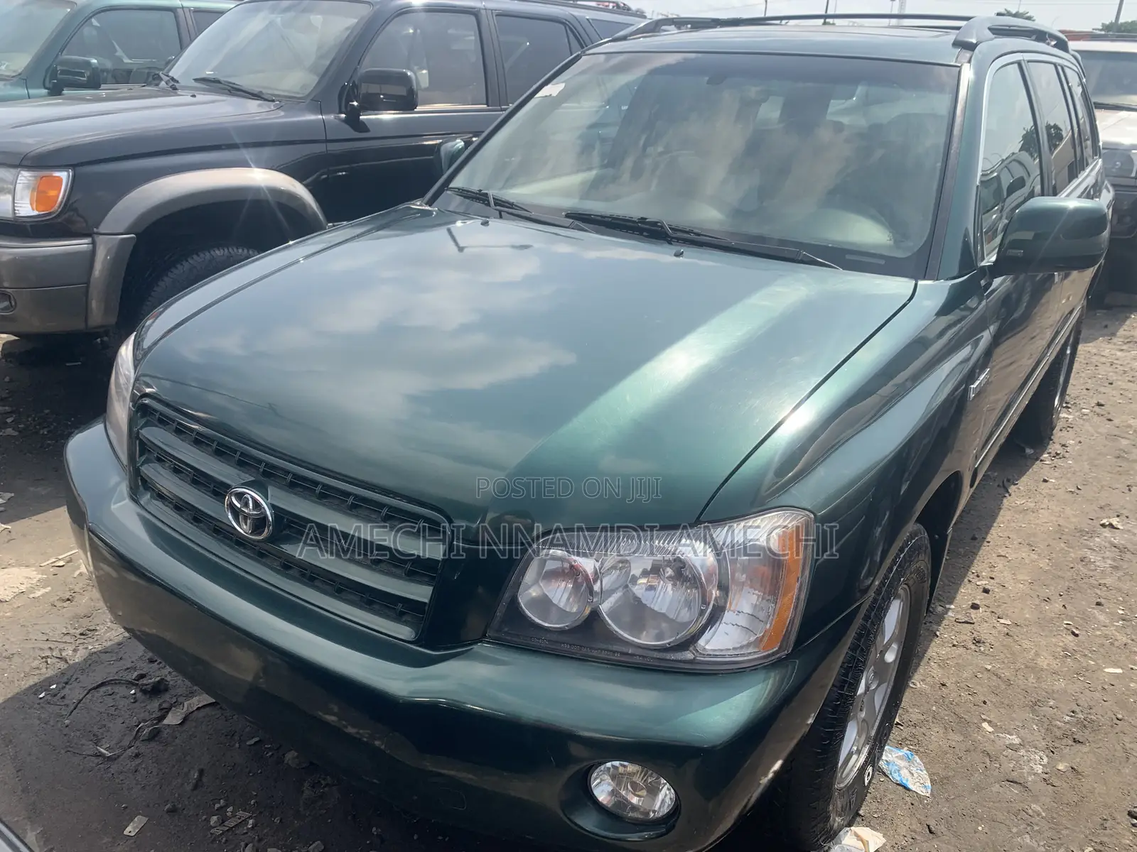 Toyota Highlander Limited V6 4x4 2004 Green