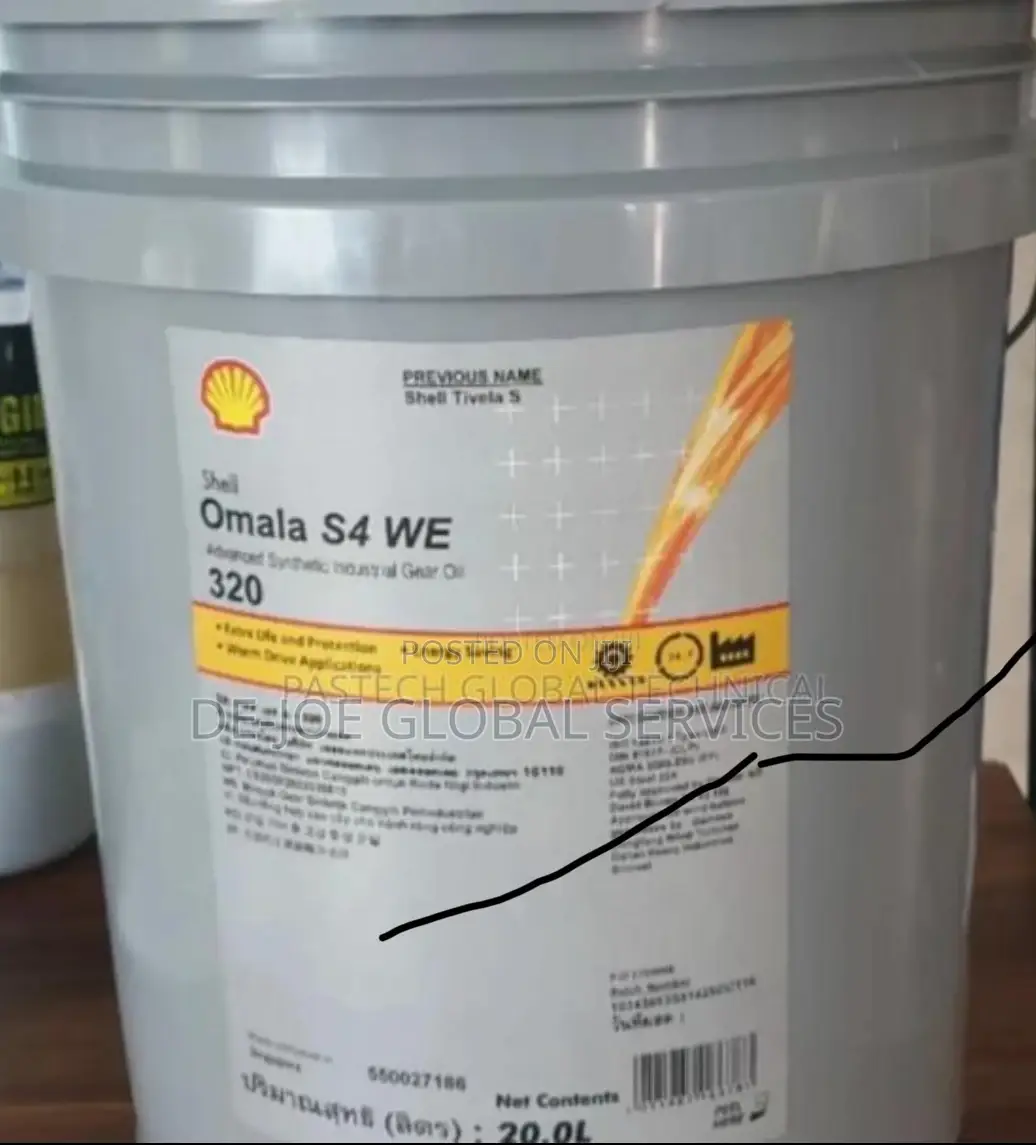 Shell Omala S4 We 320 Synthetic Industrial Gear Oil