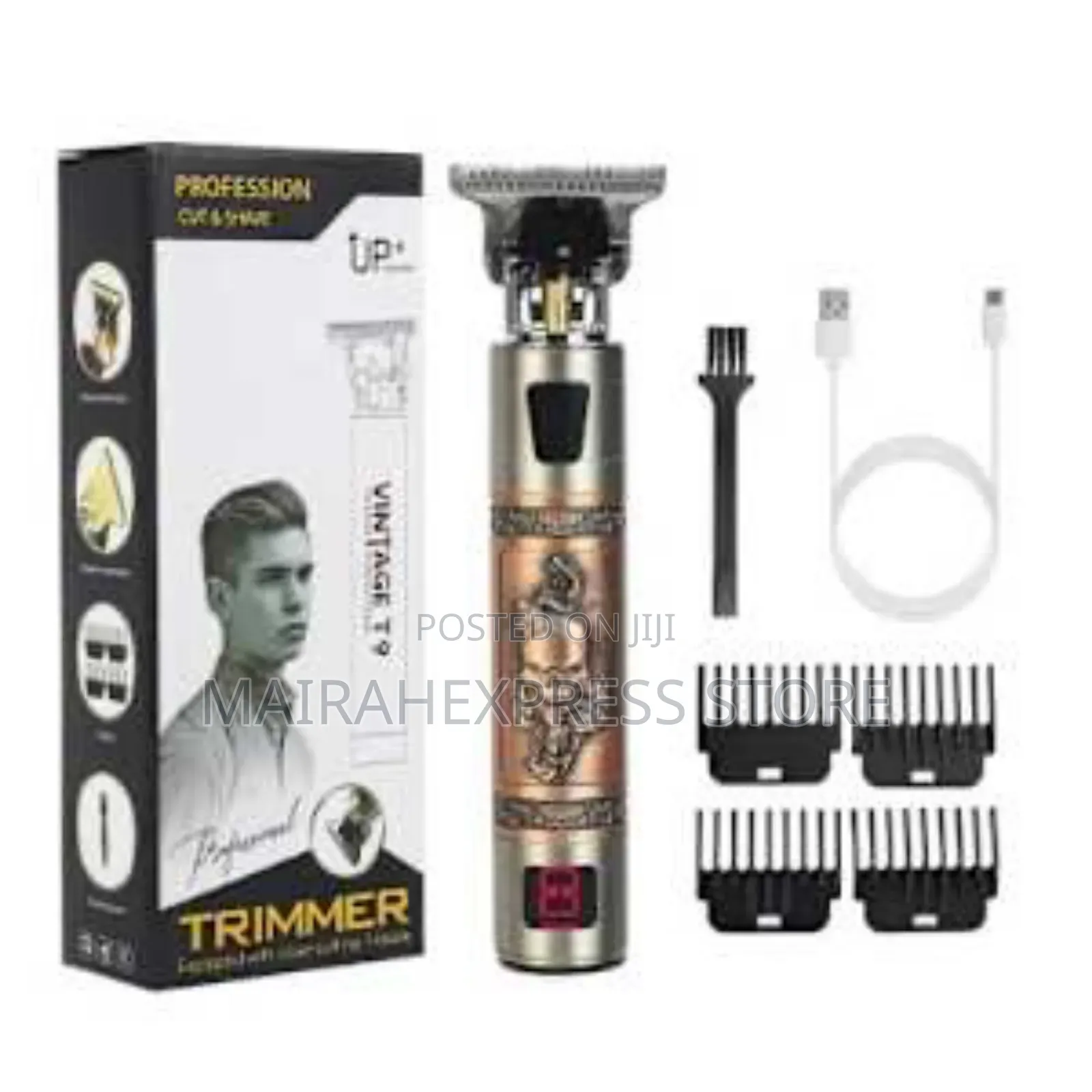 Professional Men Rechargeable Cordless Hair Clippers