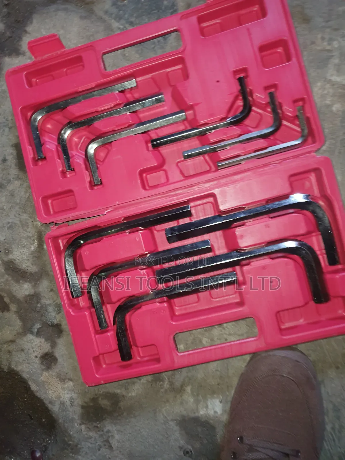 Heavy Duty Hex Allen Key Set 11pcs 9_19mm