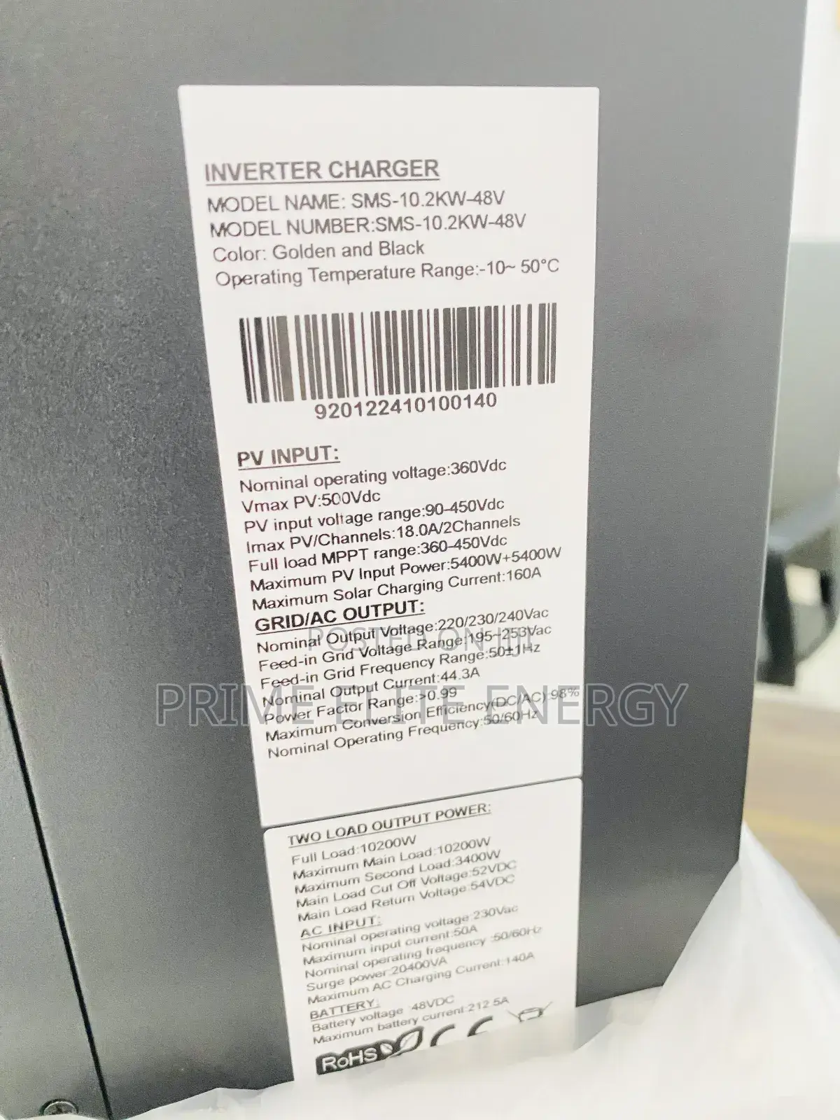10.2kw Sms Hybrid Inverter