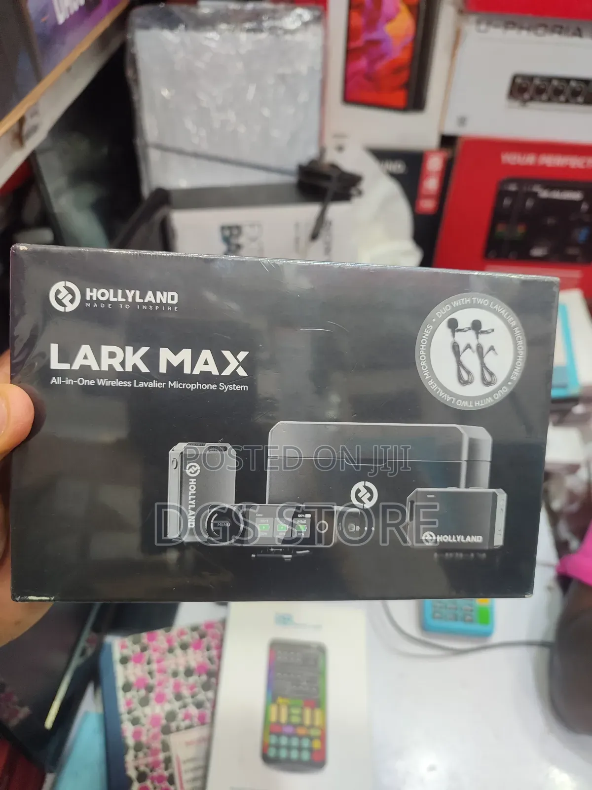 Hollyland Lark Max All in One Wireless Lavalier Microphone
