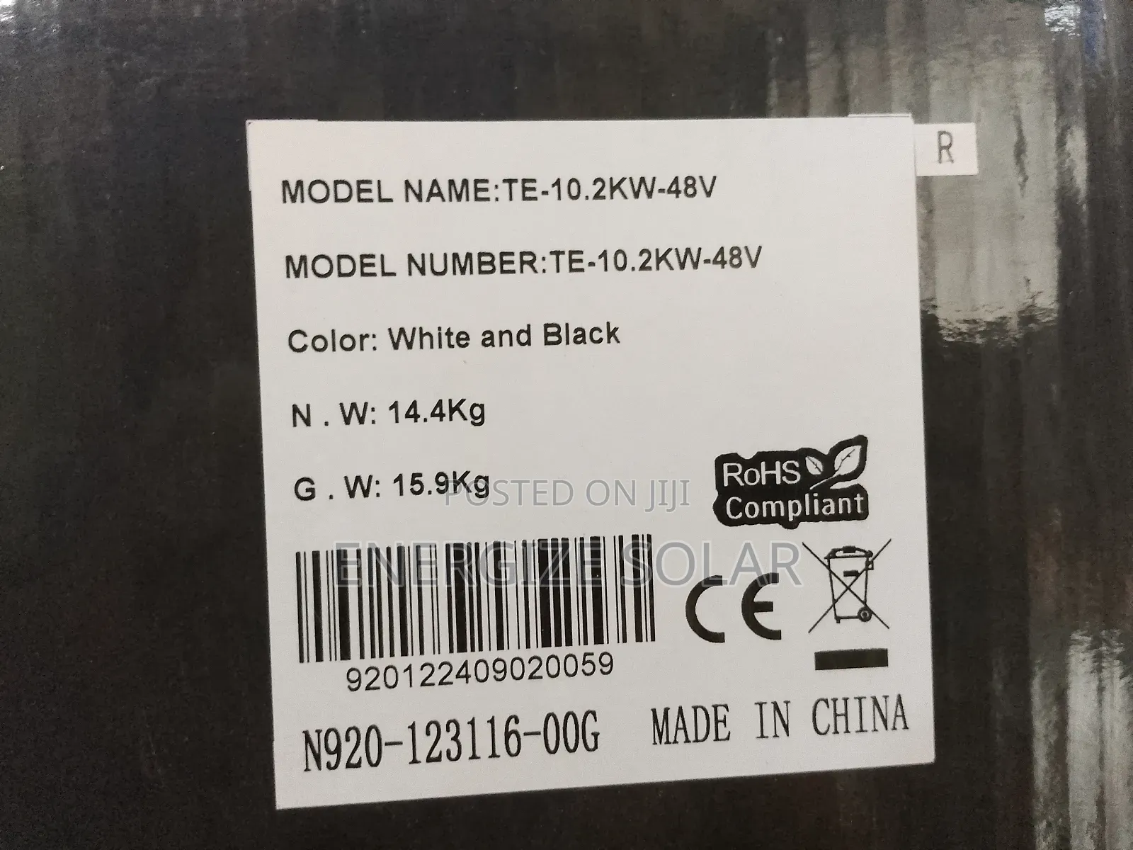 Tasha 10.2kva Hybrid 160A Inverter