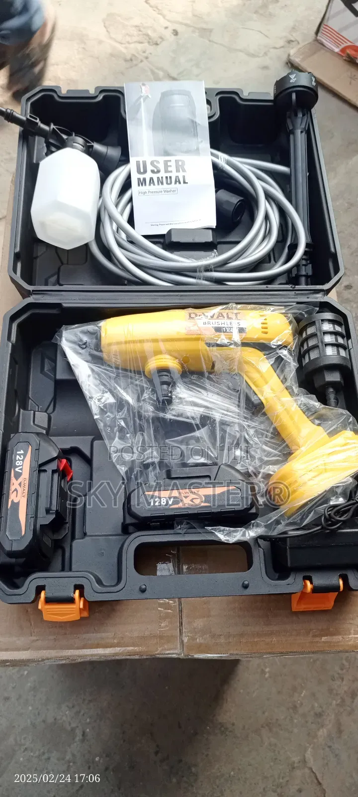 128v Battery Car Wash