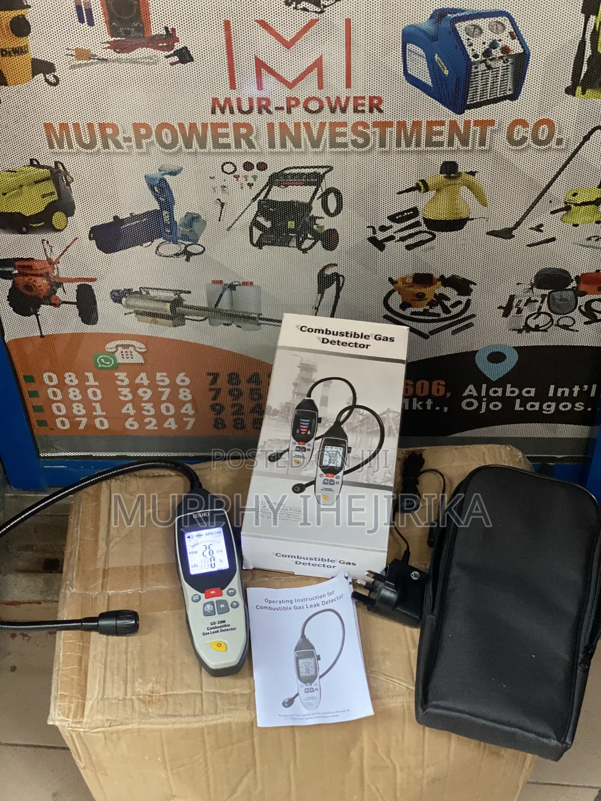 Combustible Gas Leak Detector – Carbon Monoxide Co Detector