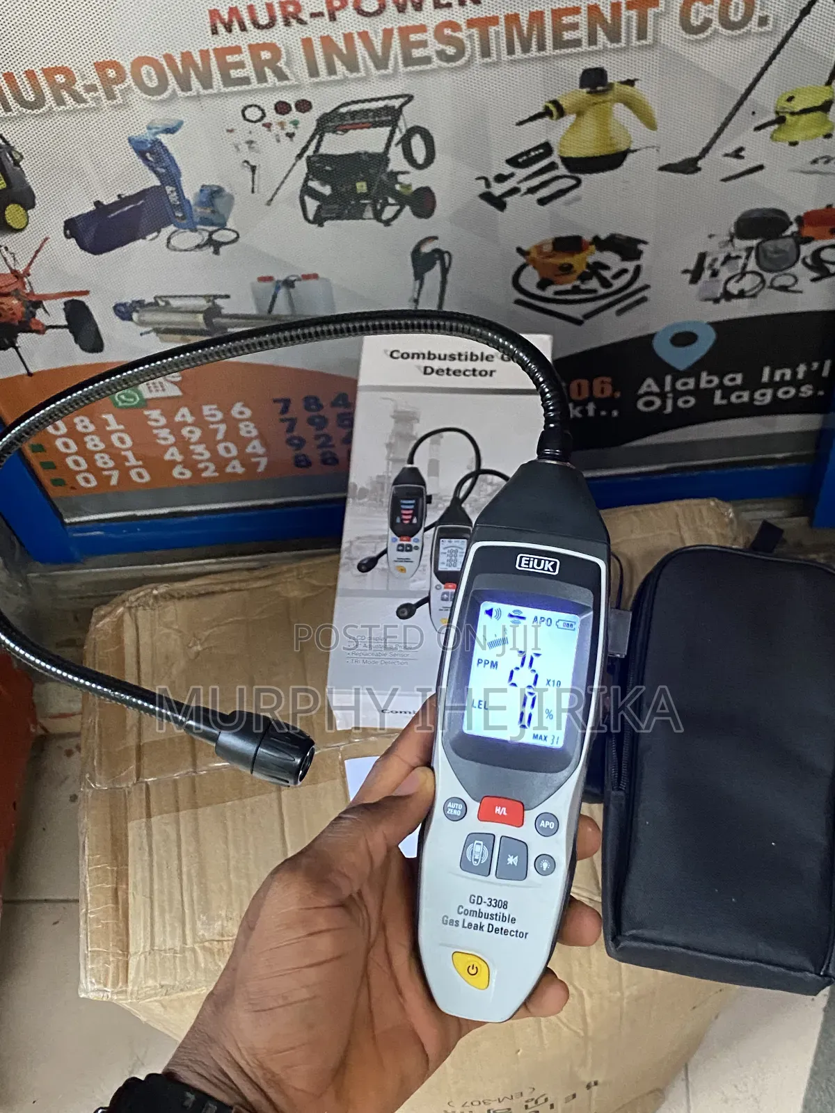 Combustible Gas Leak Detector – Carbon Monoxide Co Detector
