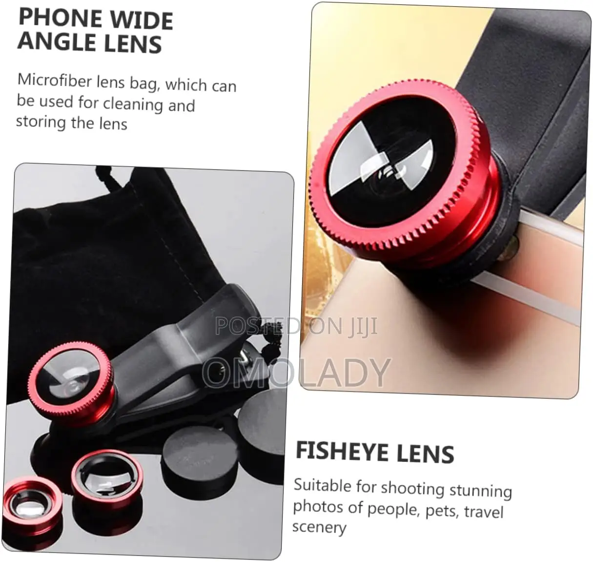 Fish Eye Lens Phone Magnifier.