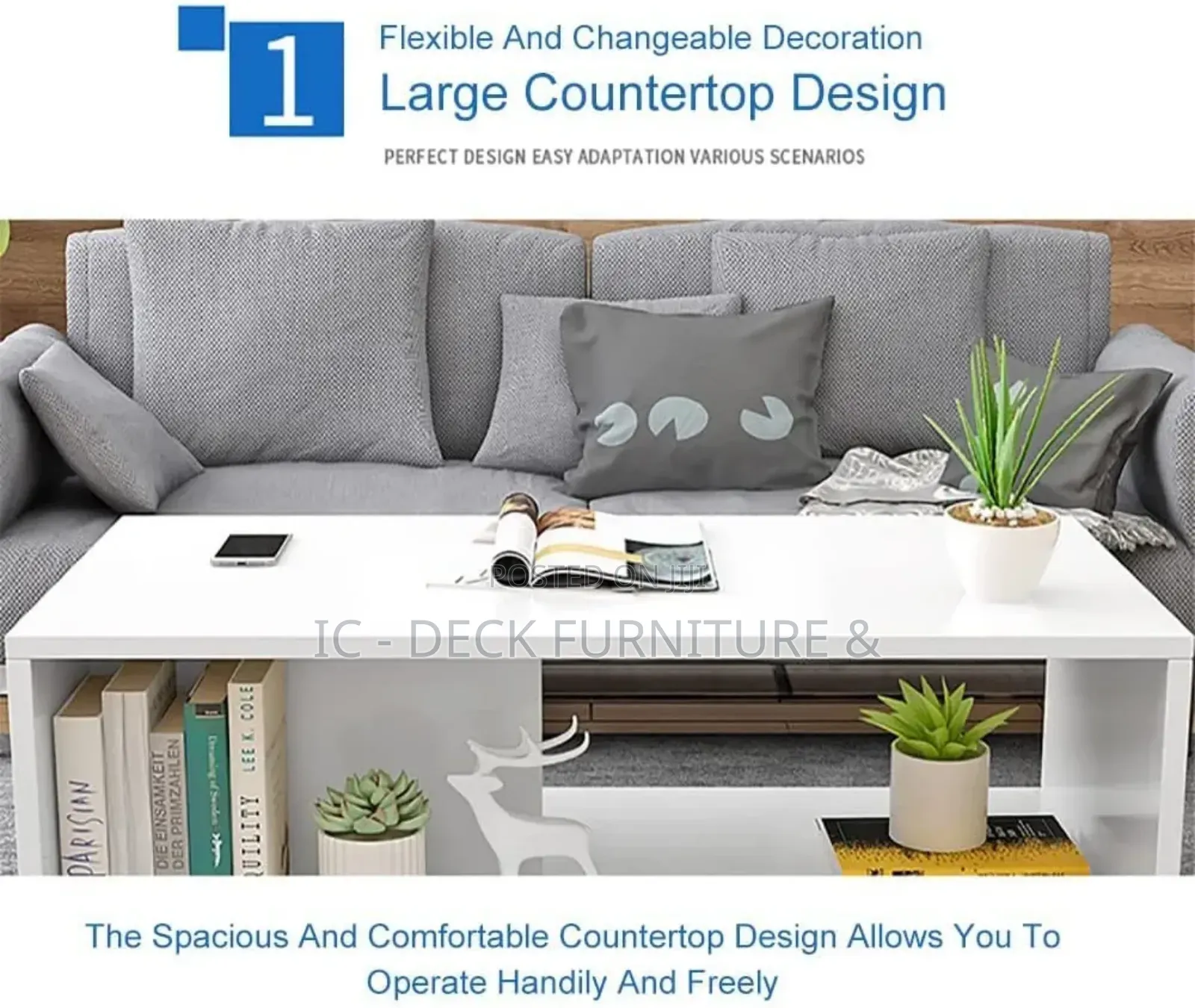 TBL3 Modern Living Room Moveable Center Table
