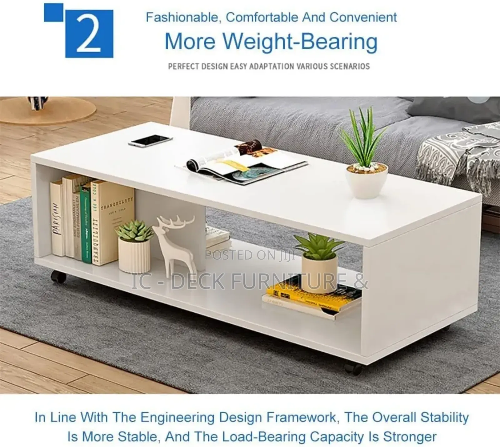 TBL3 Modern Living Room Moveable Center Table