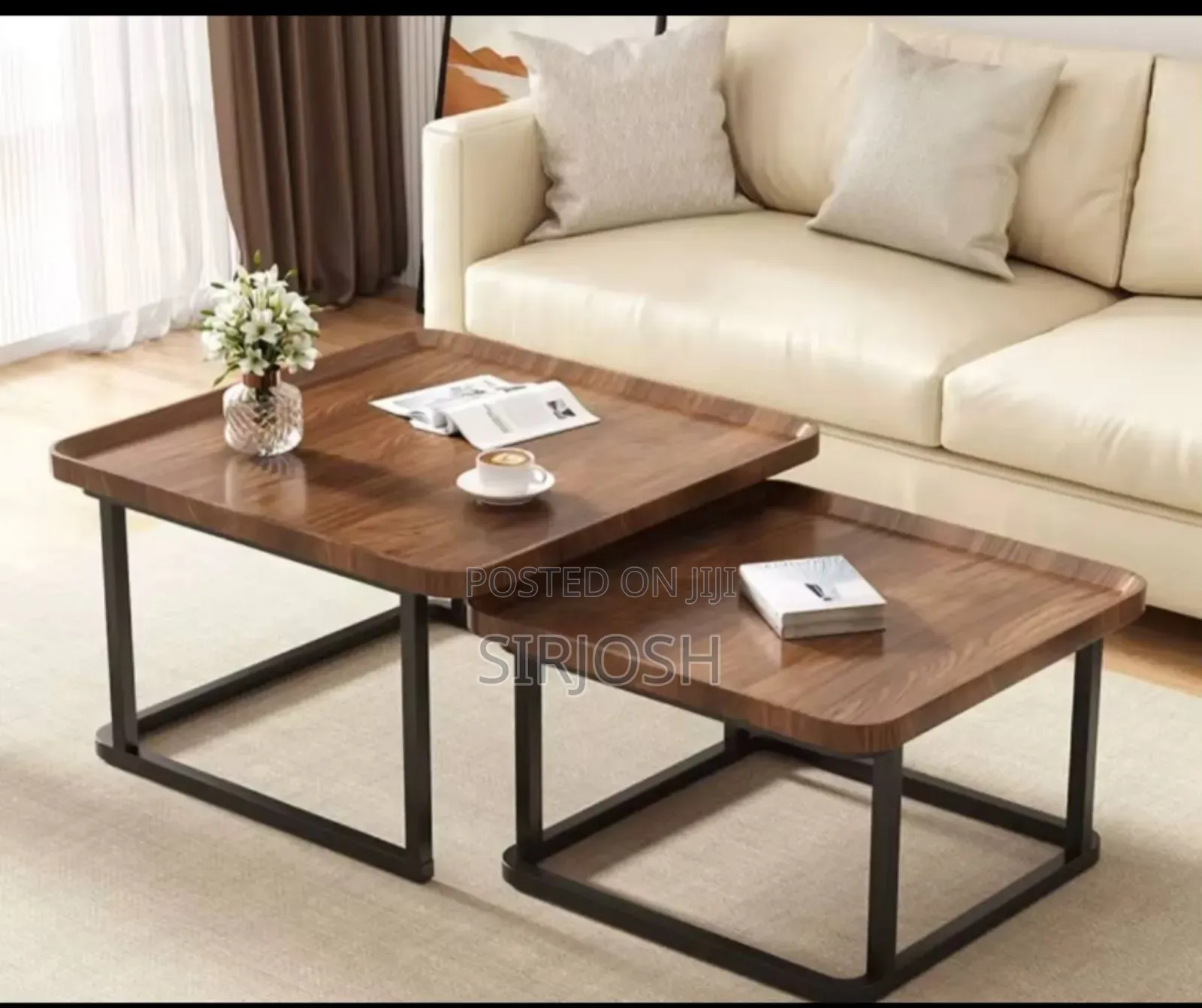 Double Squar Center Table
