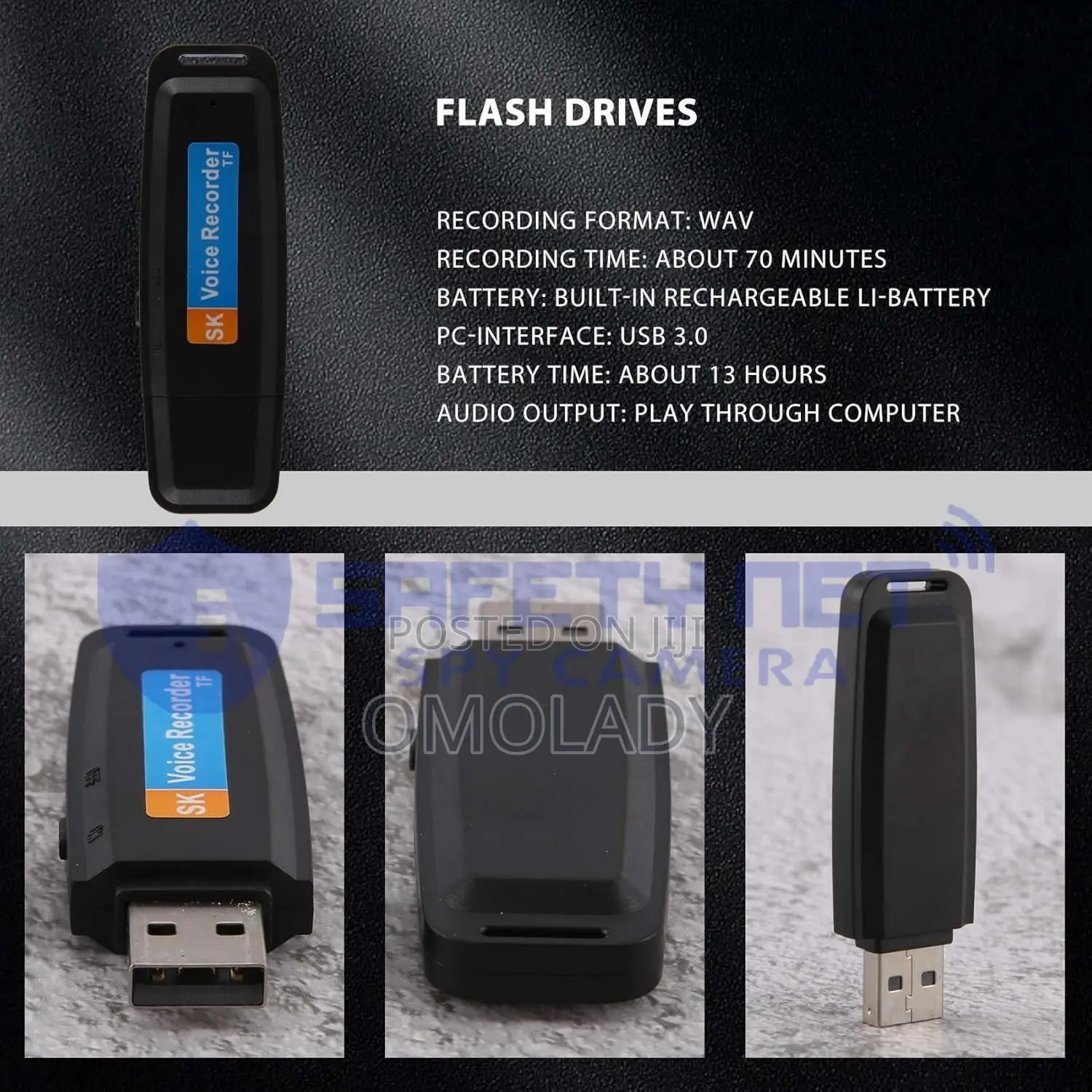 Digital Voice Recorder With Supportable Micro Sd Slot