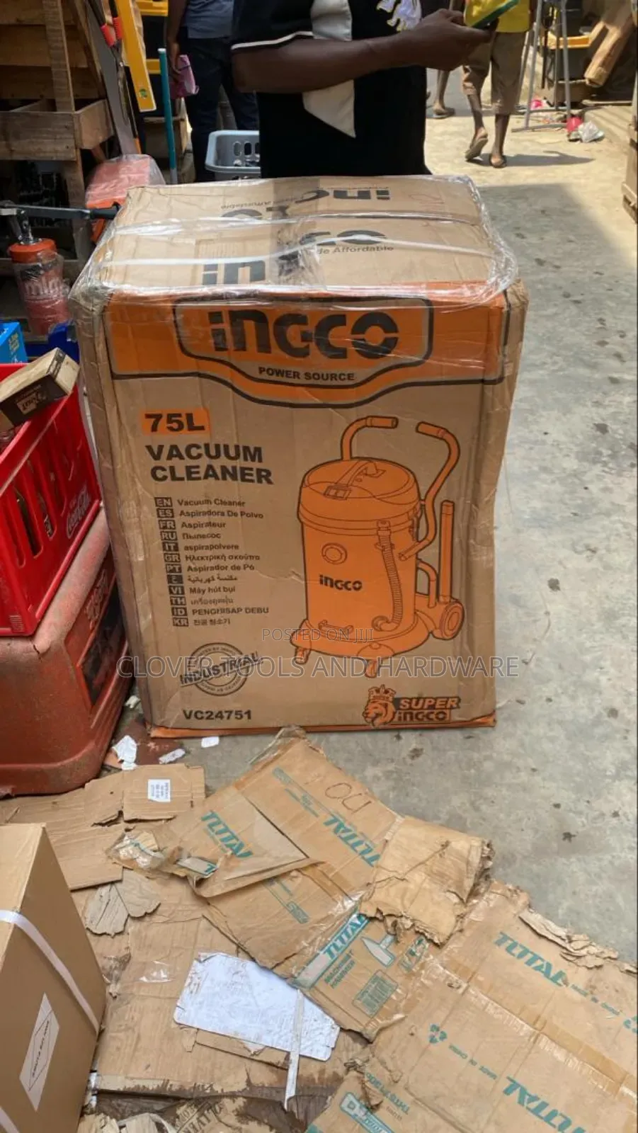 INGCO VC24751 Vacuum Cleaner 75 Liters - 2400W