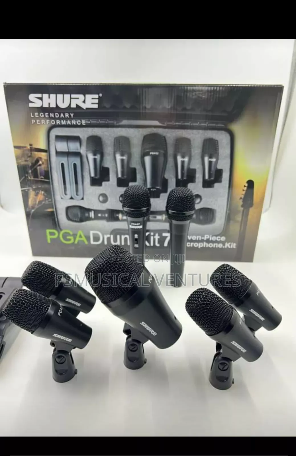 Shure Professional Pga-Drumkit7 Drum Mic for 7 Piece Drums