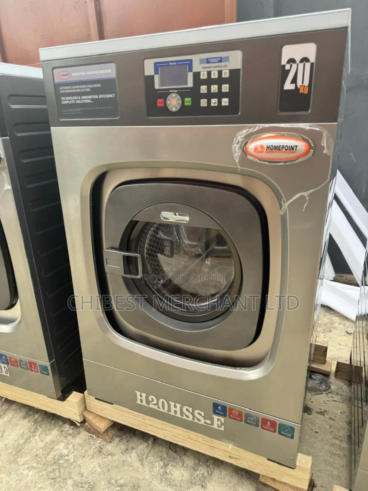 Homepoint Industrial Washing Machine Spin 500g Factor 20kg