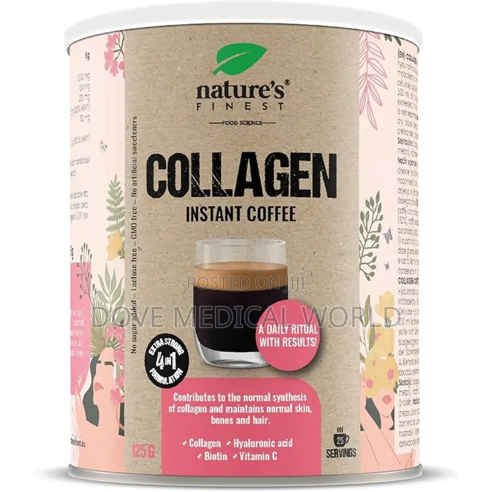 Nature's Finest Collagen Instant Coffee 125g