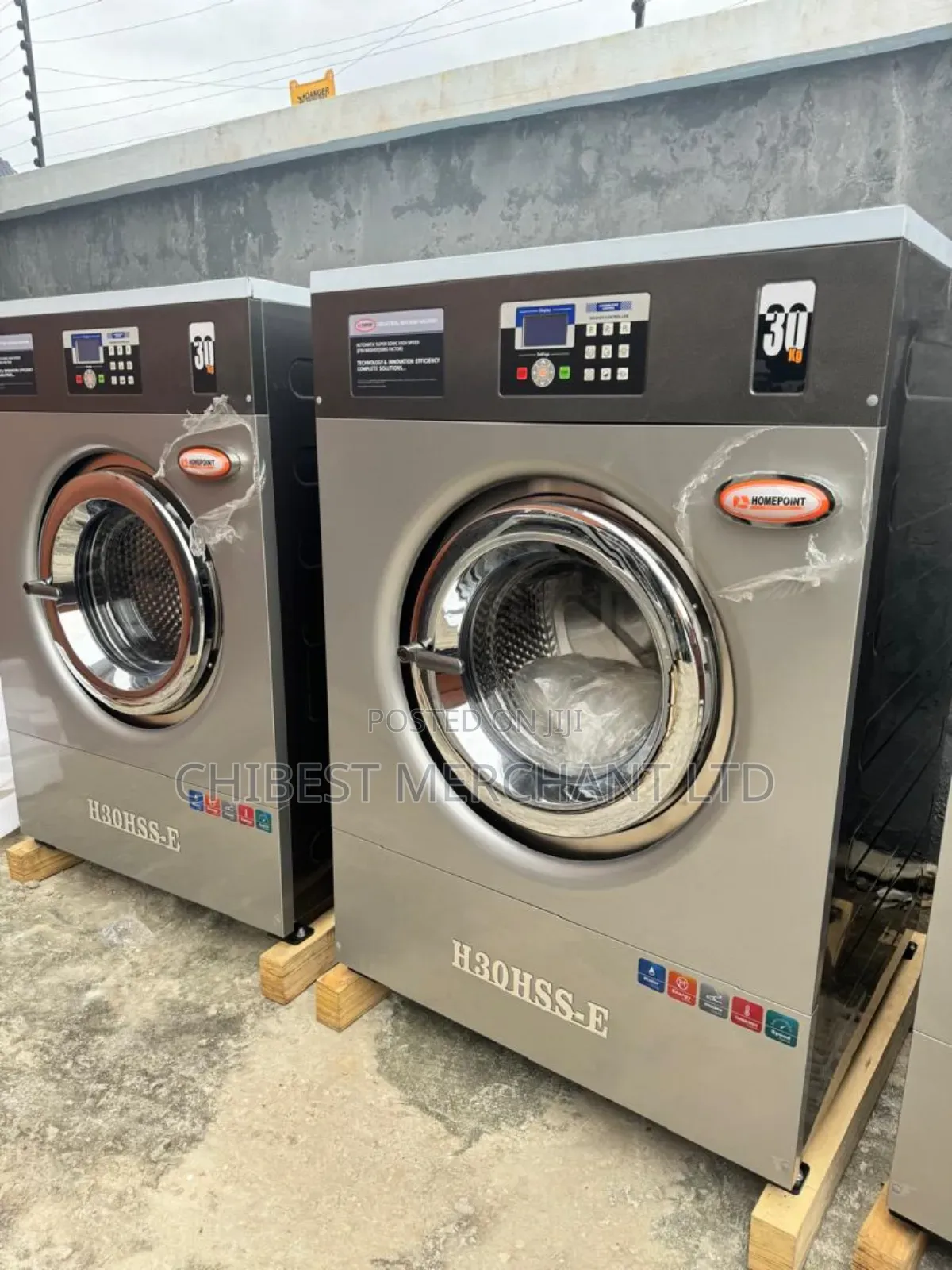 30kg Industrial Washing Machine(High Speed Spin 500G Factor)