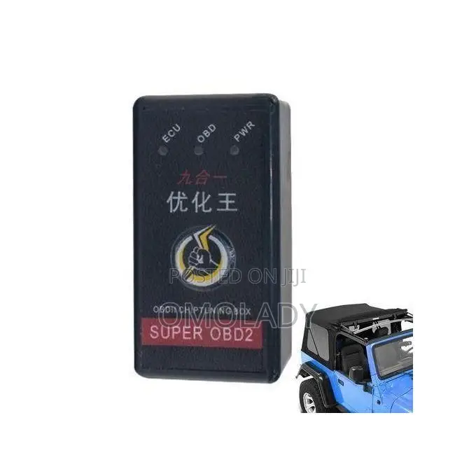 Superobd2 OBD Nitro Car Fuel Saver - Black.