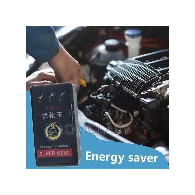 Superobd2 OBD Nitro Car Fuel Saver - Black.