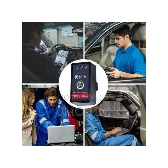 Superobd2 OBD Nitro Car Fuel Saver - Black.