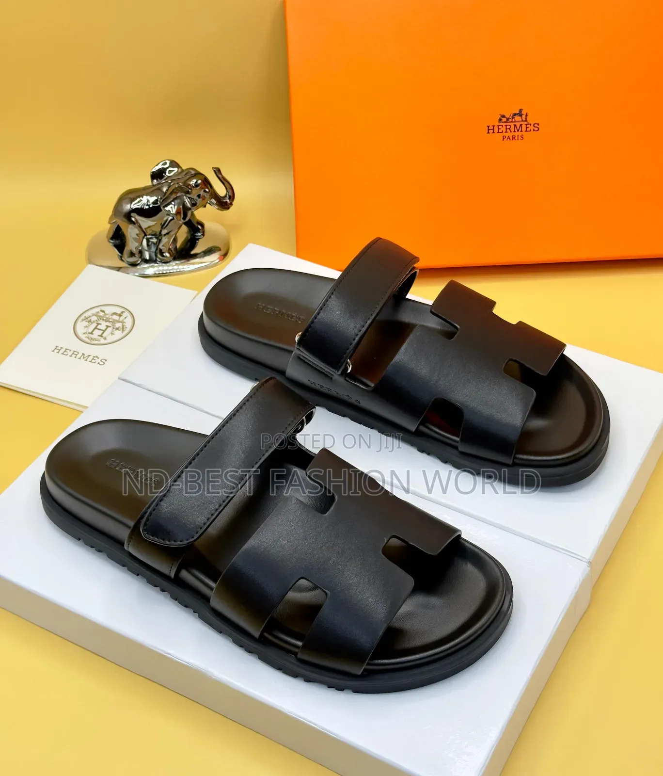 Luxury Men's Leather Slippers