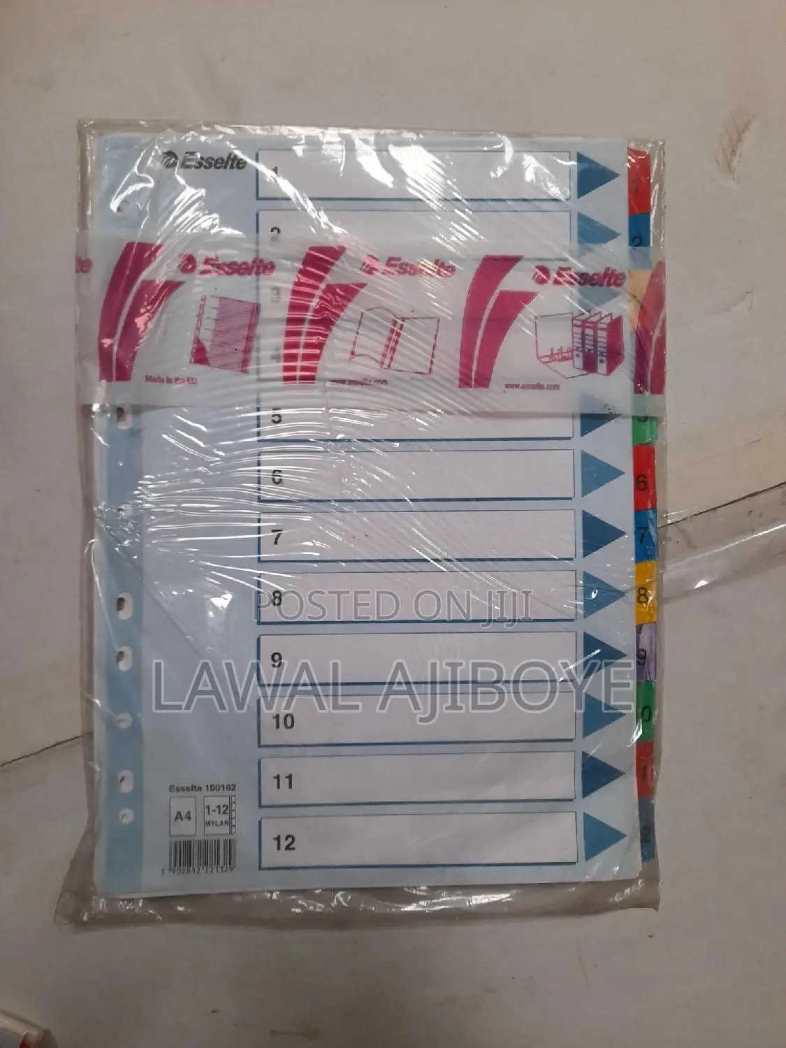 Esselte Seperator 1-31 Digit Plastic A4 100164
