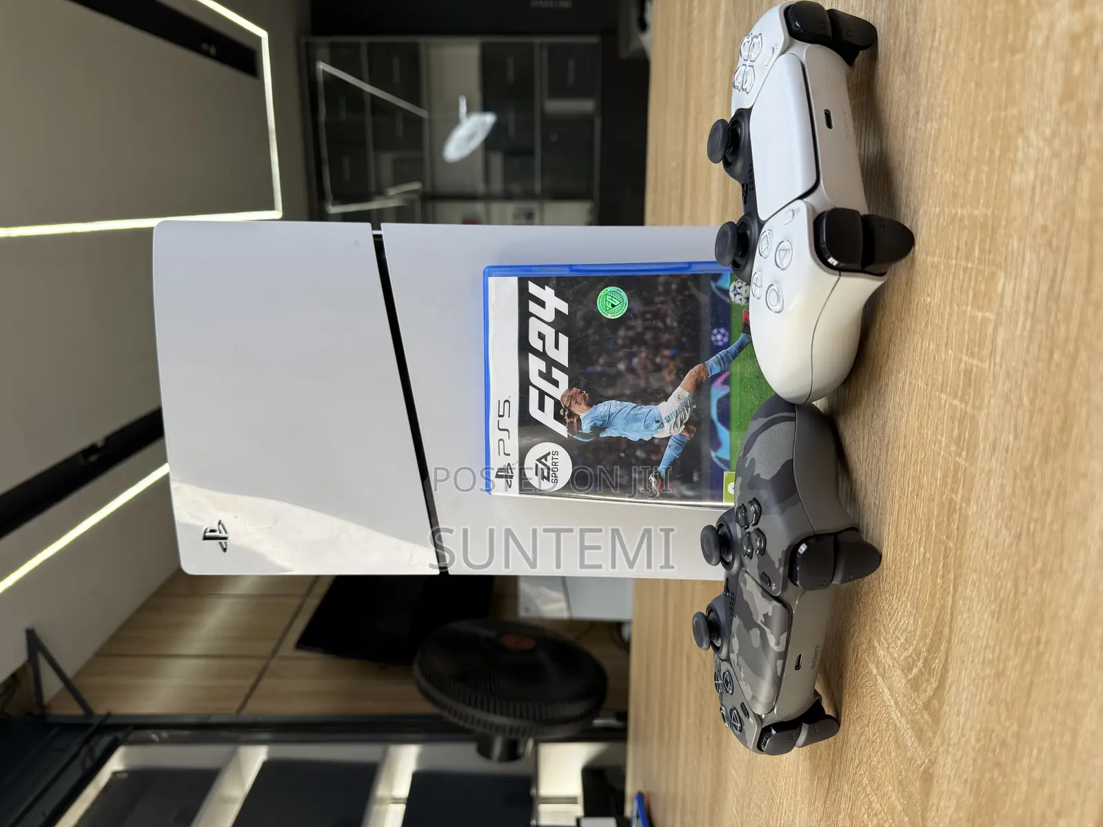 Neatly Used Ps5 Slim, 2 Pads and Fifa24