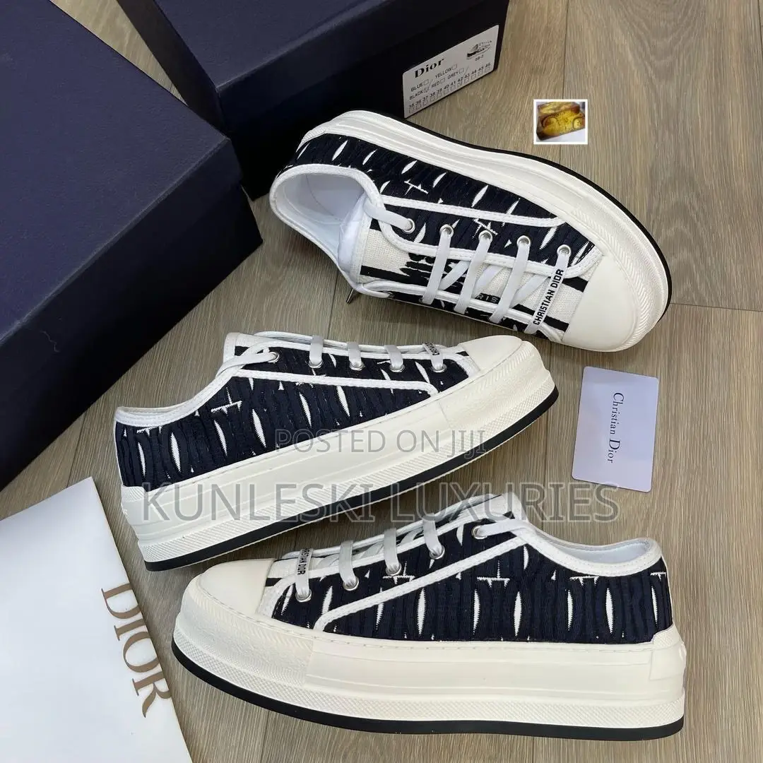 Original Christian Dior Walk N Dior Low-Top Platform Sneaker