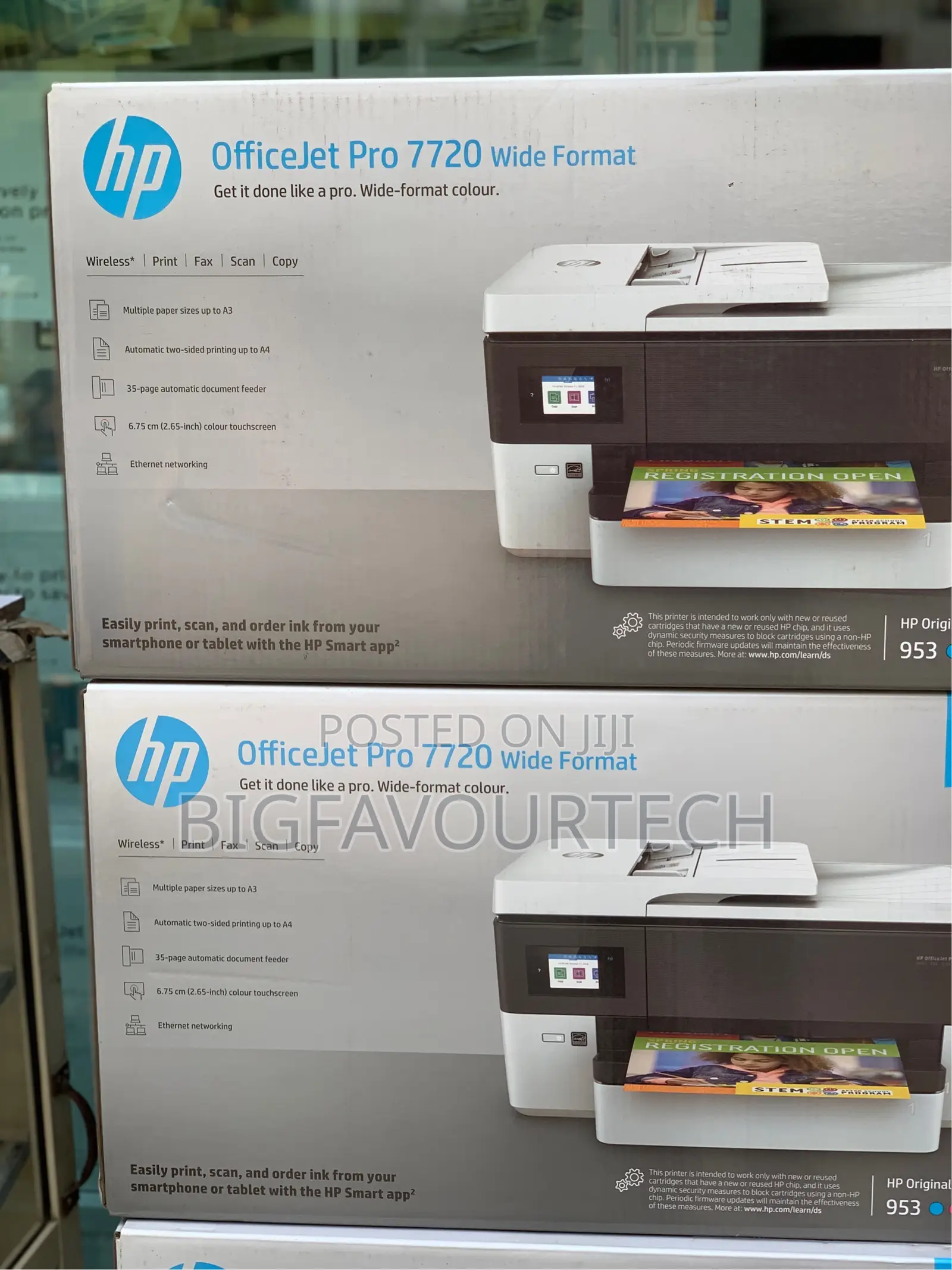 Hp Officejet Pro 7720 Wide Format All-in-One Printer Y0s18a