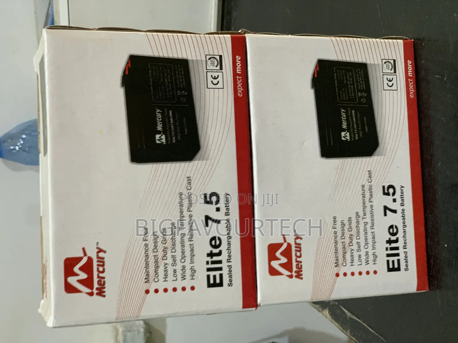 Mercury UPS Battery 7.5ah 12V