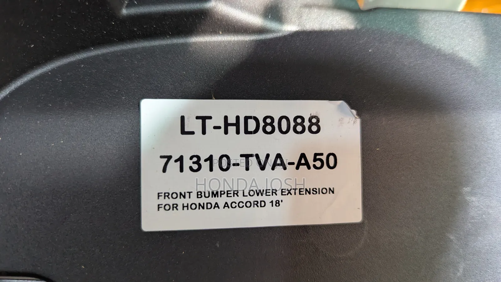 Front Engine Cover 2018,2019,2020,2021,2022 Honda Accord